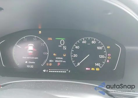 2025 Honda Civic Hybrid Sport/Sport Touring z USA, uszkodzony, nr VIN 2HGFE4F80SH313839